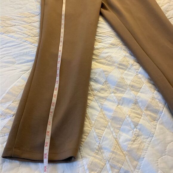NWT S camel knit pants, elastic waist, pull on, Petite - Picture 7 of 13